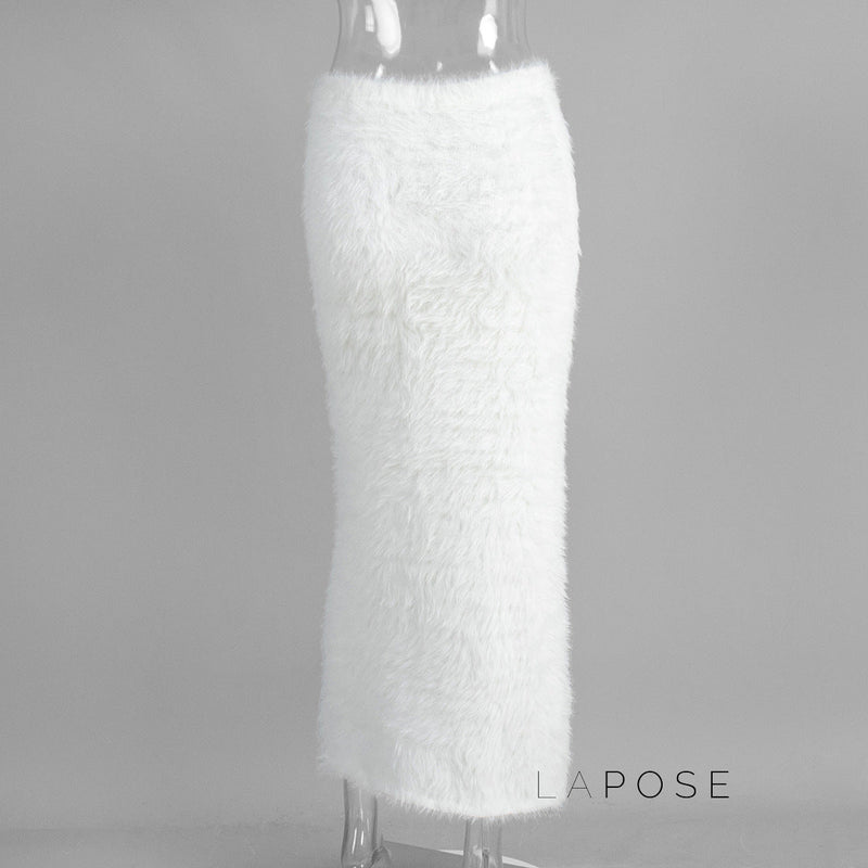 Isadora Faux Fur Maxi Skirt