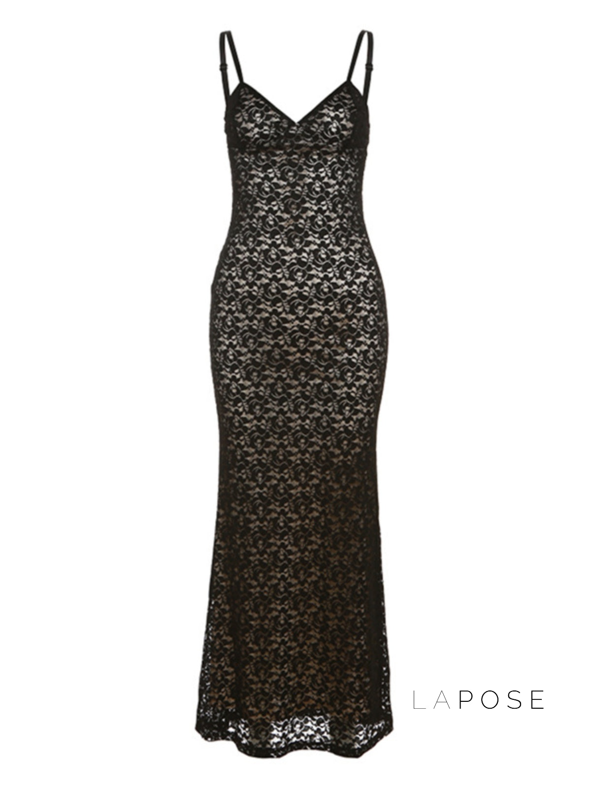 Iyonna Lace Trim Maxi Dress