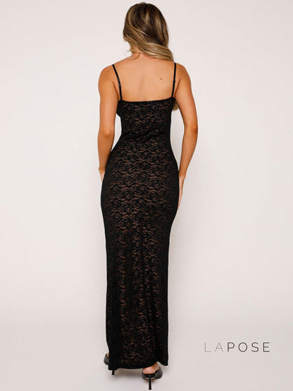 Iyonna Lace Trim Maxi Dress
