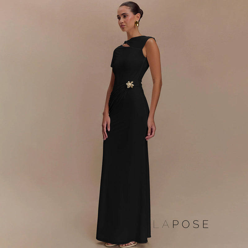 Jaleyah Backless Maxi Dress