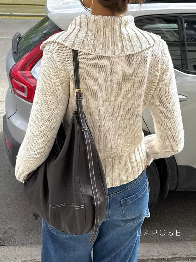 Jamileth Knit Button-up Cardigan
