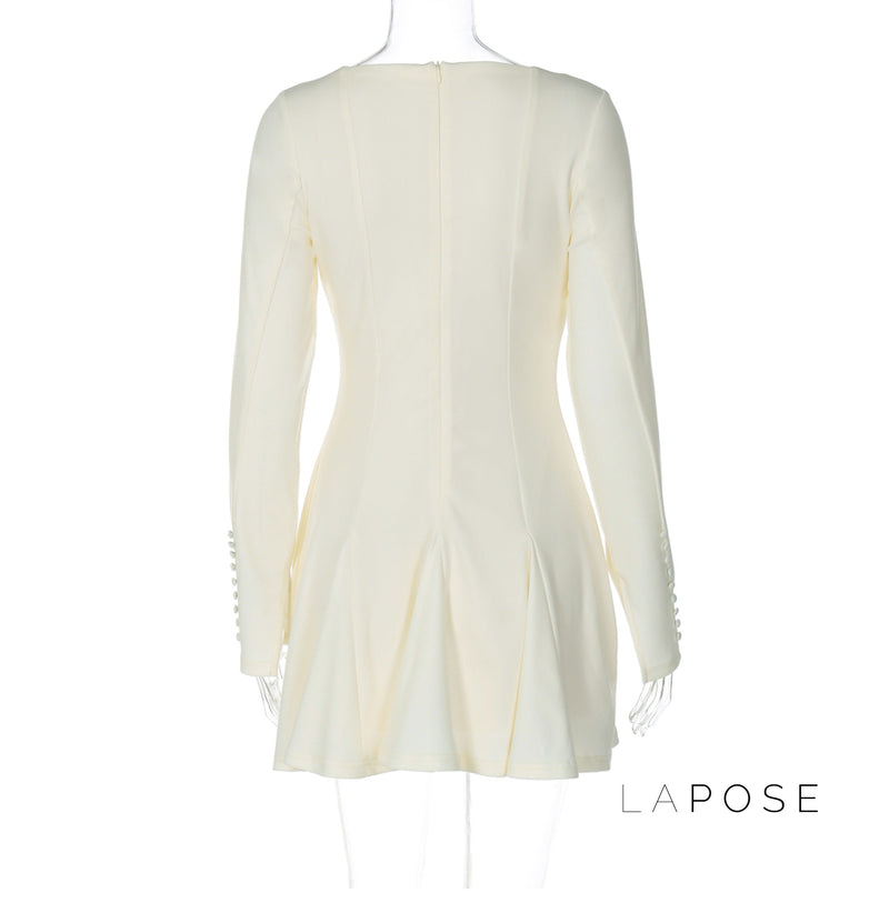 Jamyah Pleated Mini Dress