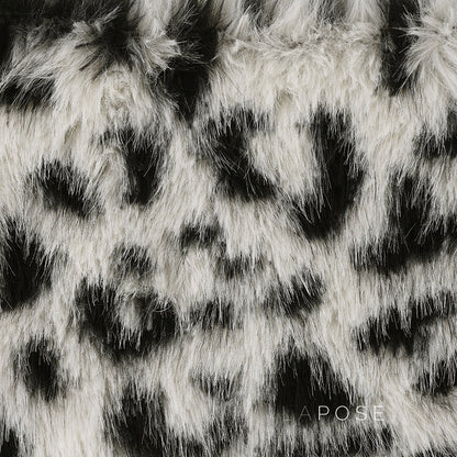 Jasmin Plush Leopard Mini Skirt