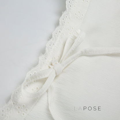 Jenesis Lace Bow Mini Skirt