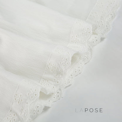Jenesis Lace Bow Mini Skirt
