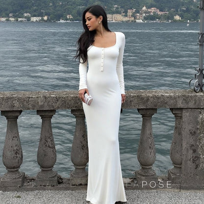 Jermany Slim Fit Maxi Dress