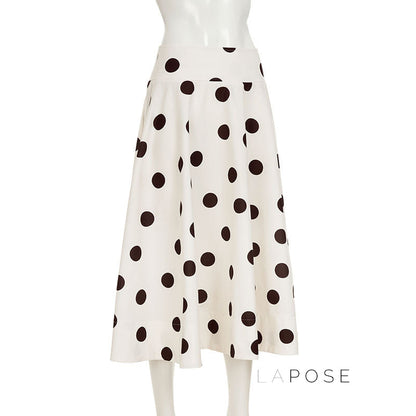 Jett Polka Dot Midi Skirt