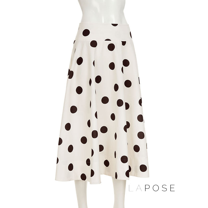 Jett Polka Dot Midi Skirt