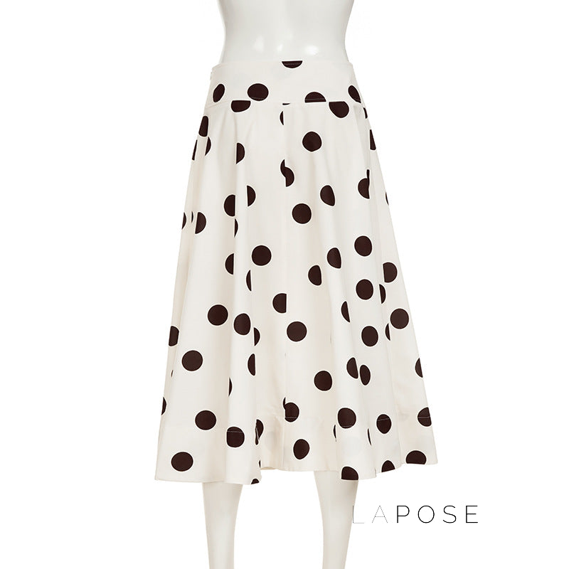 Jett Polka Dot Midi Skirt