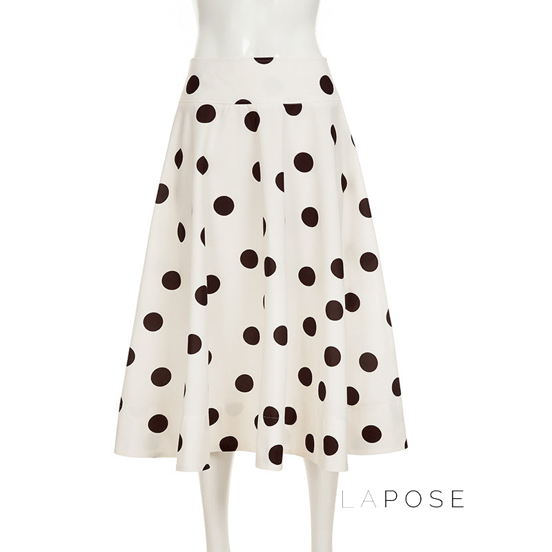 Jett Polka Dot Midi Skirt