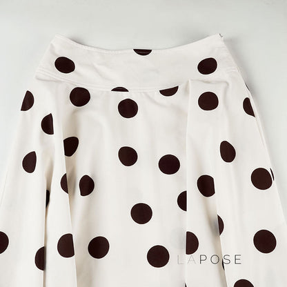 Jett Polka Dot Midi Skirt