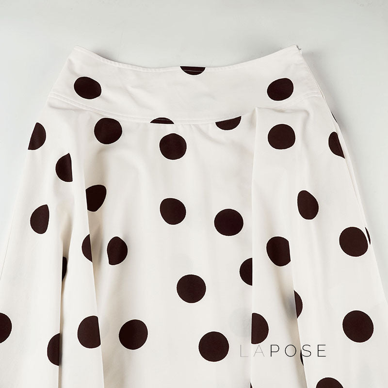 Jett Polka Dot Midi Skirt