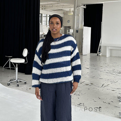 Johannah Striped Knit Sweater