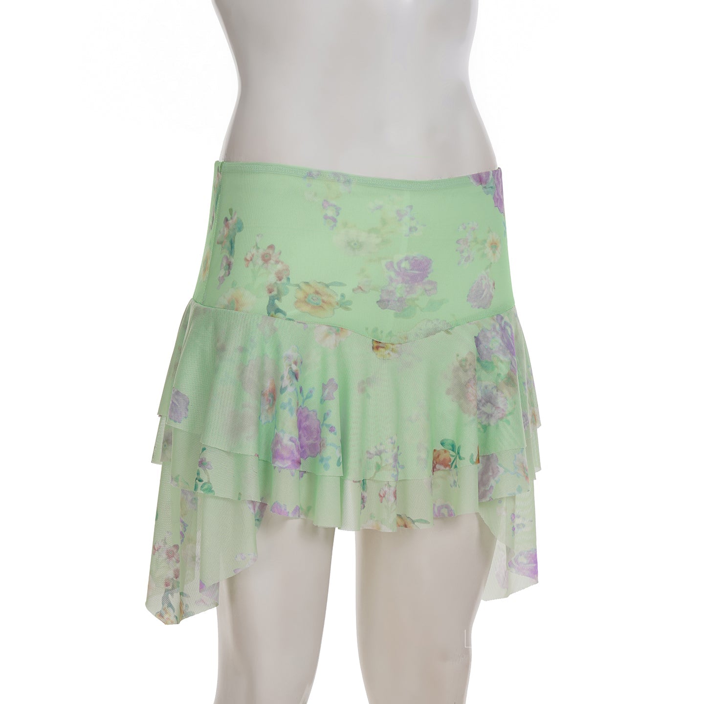 Kaelynn Asymmetric Mini Skirt
