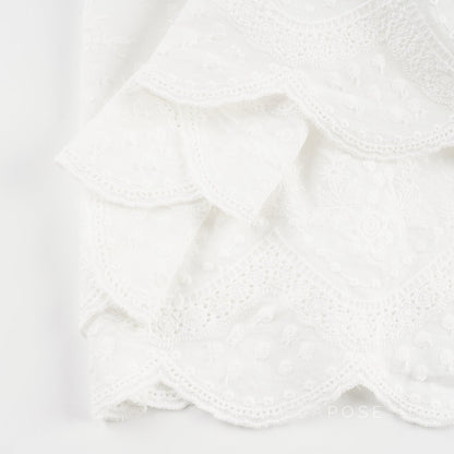 Kalee Low-rise Lace Mini Skirt
