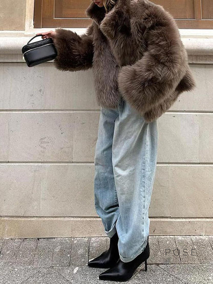 Kamiya Faux Fur Coat