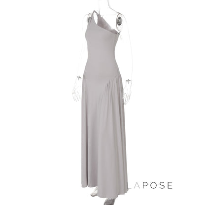 Kamoni One-shoulder Ruched Maxi Dress