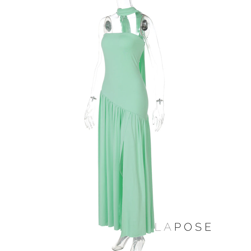 Kamree Strapless Backless Maxi Dress