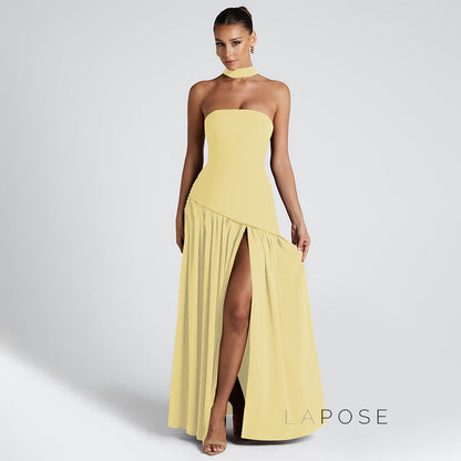 Kamree Strapless Backless Maxi Dress