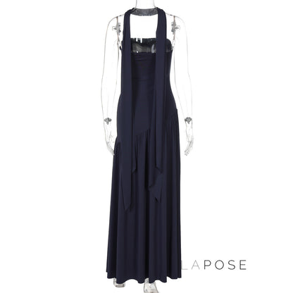 Kamree Strapless Backless Maxi Dress