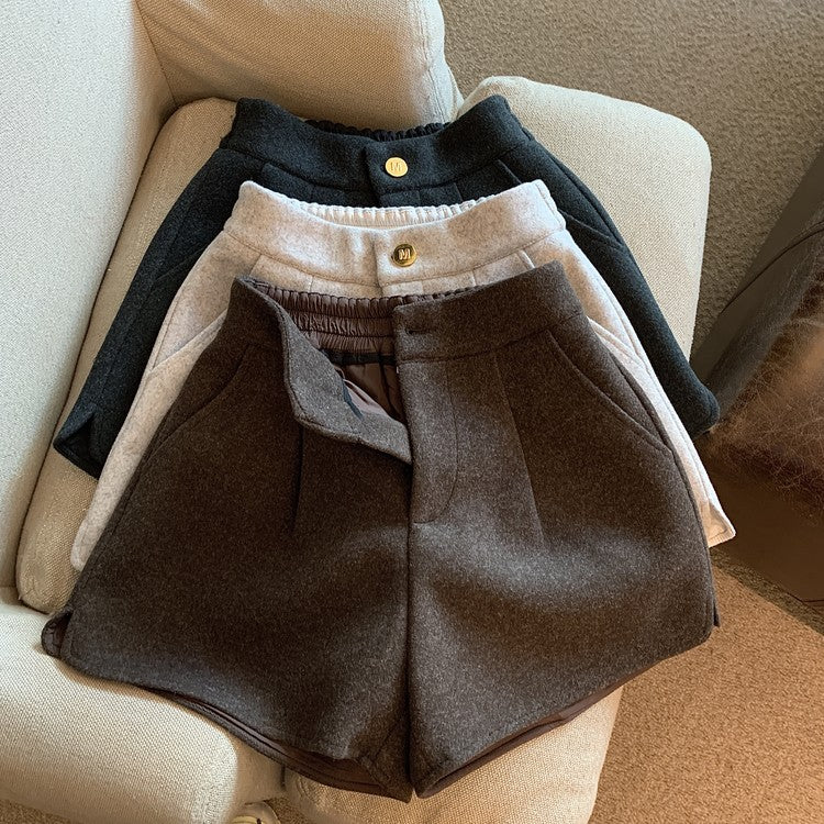 Katharine Tailored High-waist Shorts