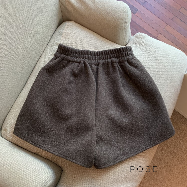 Katharine Tailored High-waist Shorts