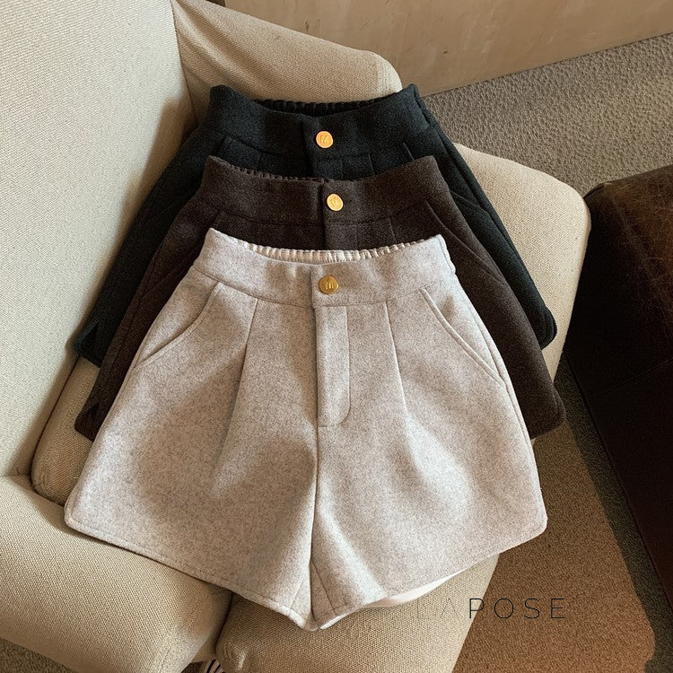 Katharine Tailored High-waist Shorts