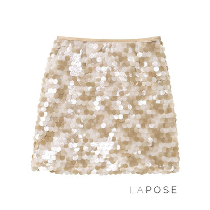 Kathia Sequin Mini Skirt