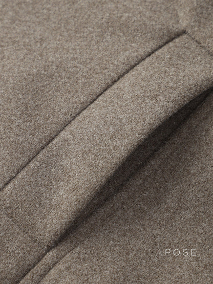 Katy Brushed Double-breasted Coat