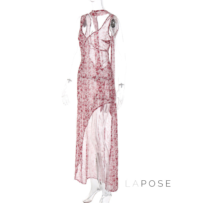 Khalia See-through Maxi Dress