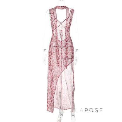Khalia See-through Maxi Dress