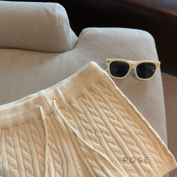 Khyla Cozy Wide-leg Shorts