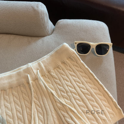 Khyla Cozy Wide-leg Shorts