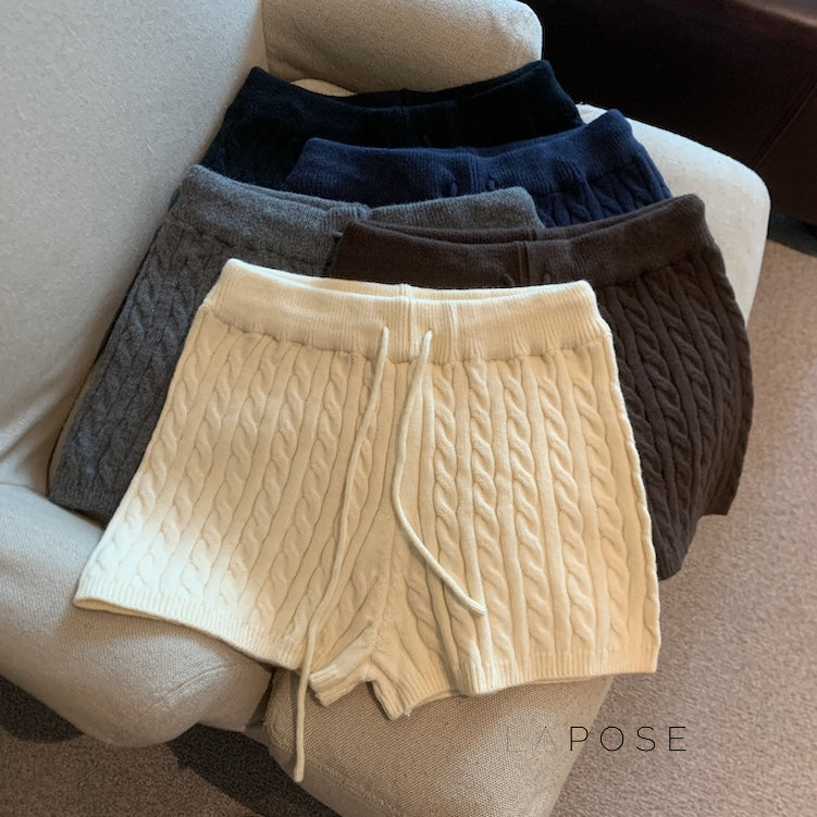 Khyla Cozy Wide-leg Shorts