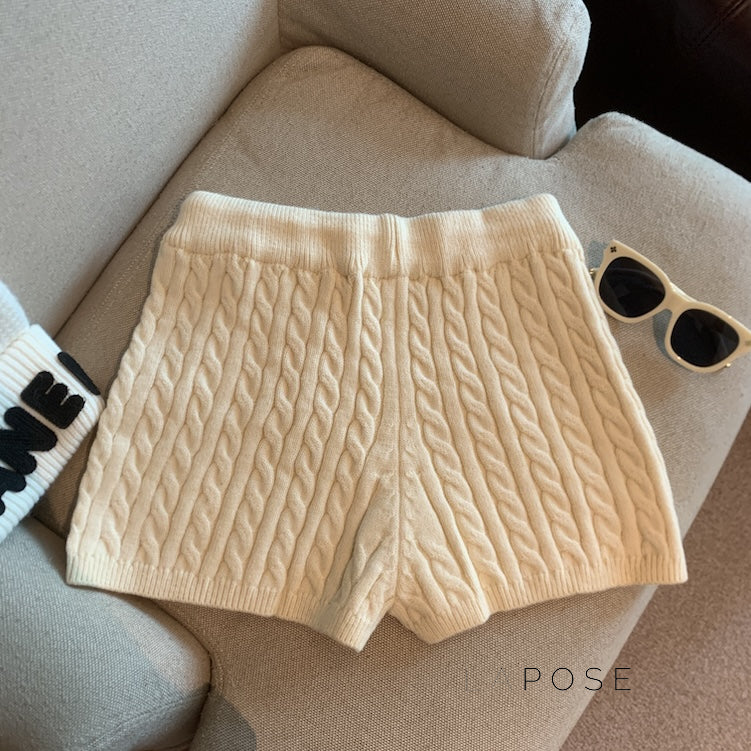 Khyla Cozy Wide-leg Shorts