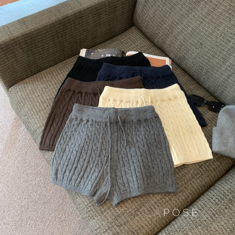 Khyla Cozy Wide-leg Shorts