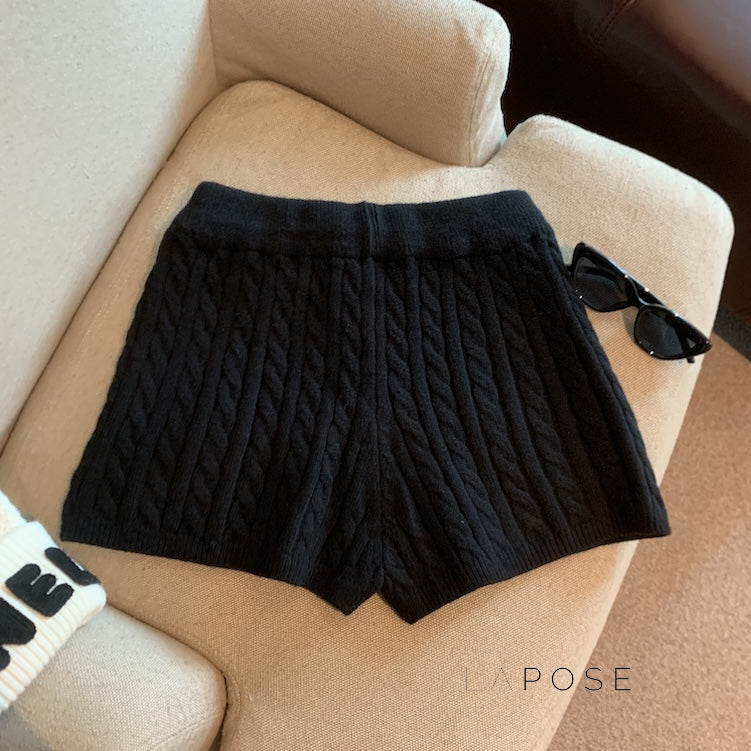 Khyla Cozy Wide-leg Shorts