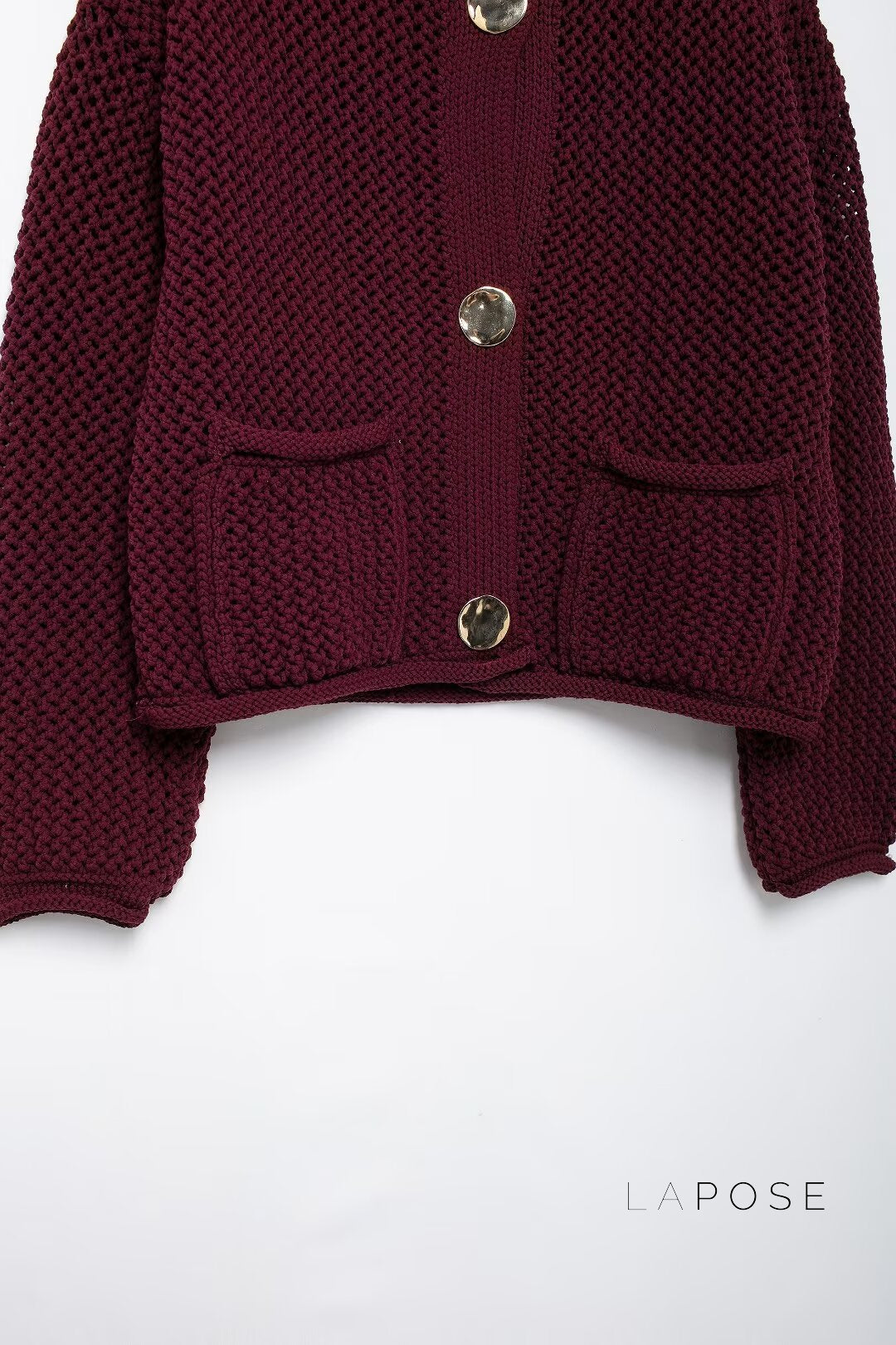 Klaira Button-front Knit Cardigan