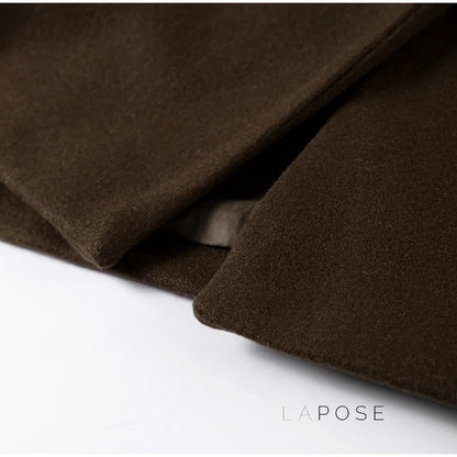 Korbyn Double-breasted Woolen Coat