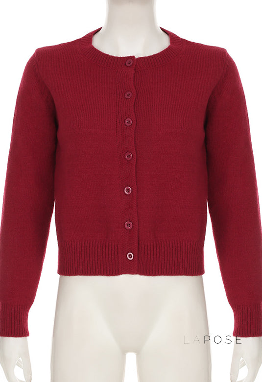 Laylani Buttoned Knit Cardigan