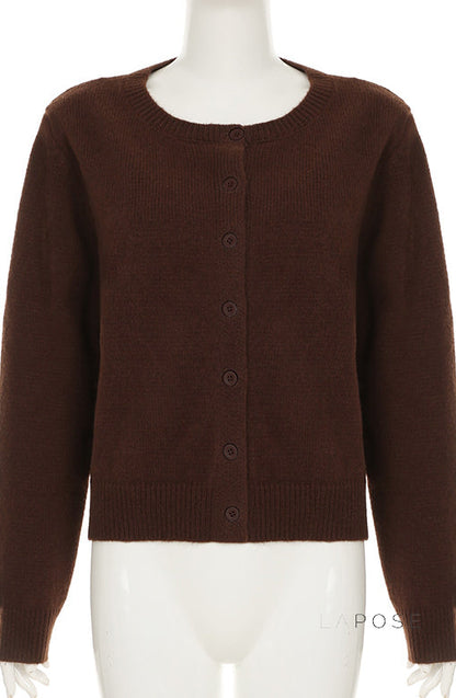 Laylani Buttoned Knit Cardigan