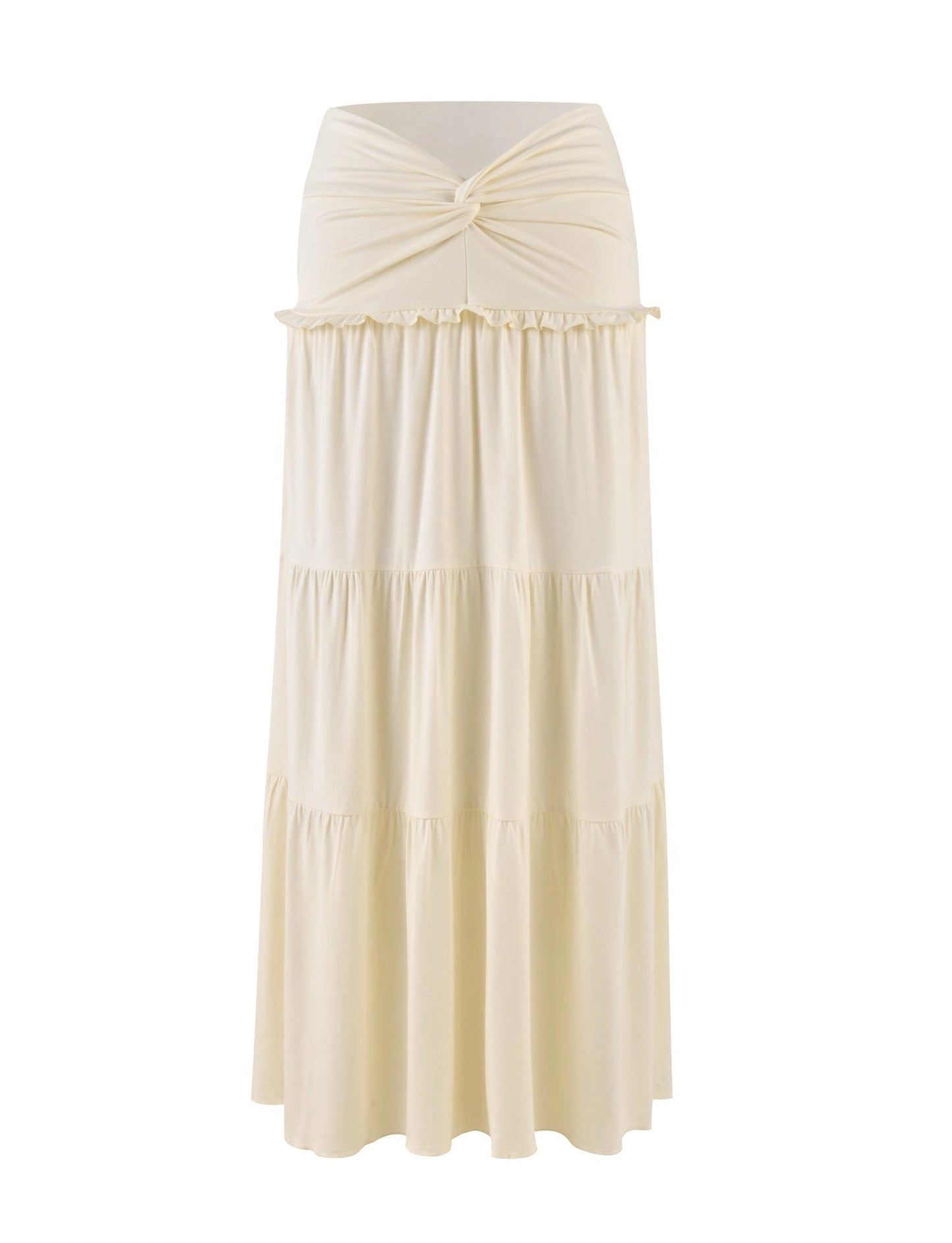 Layloni Twist Front Maxi Skirt