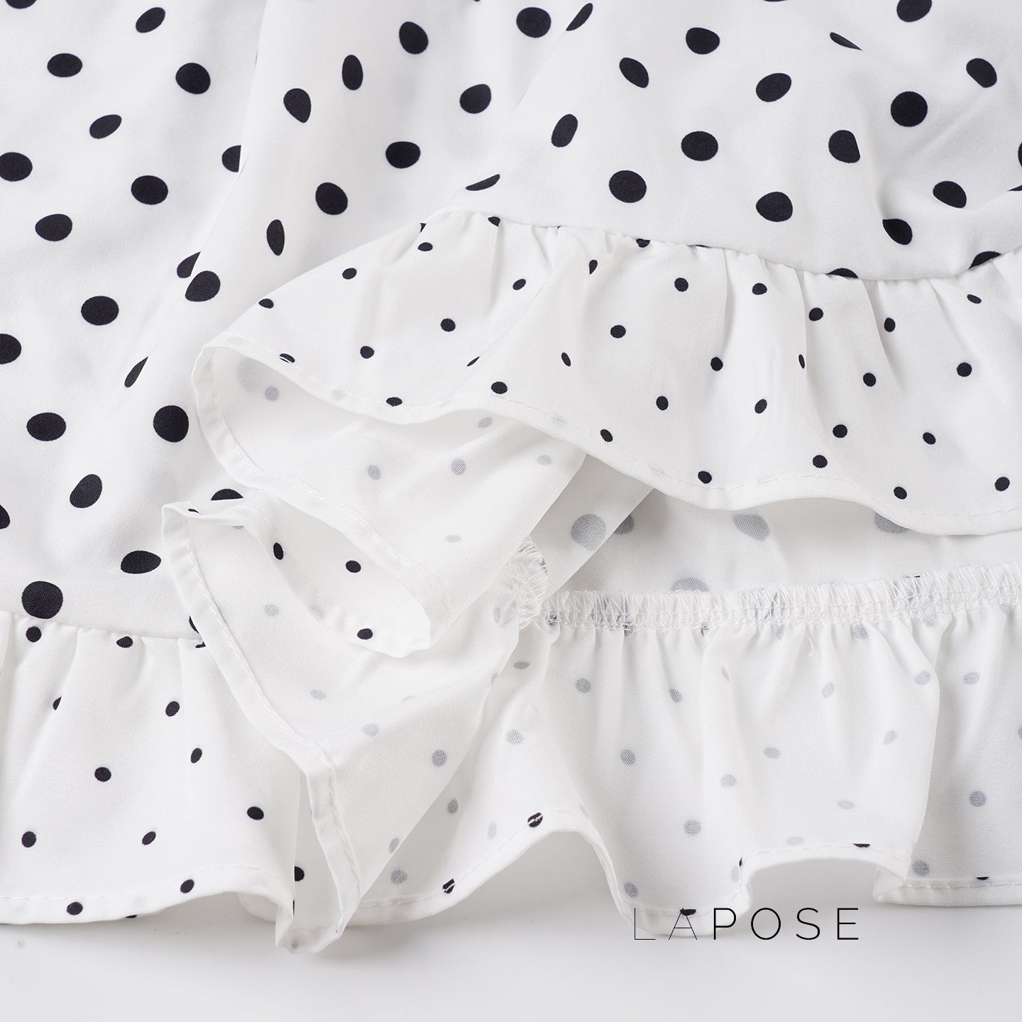 Leeanna Layered Polka Dot Skirt