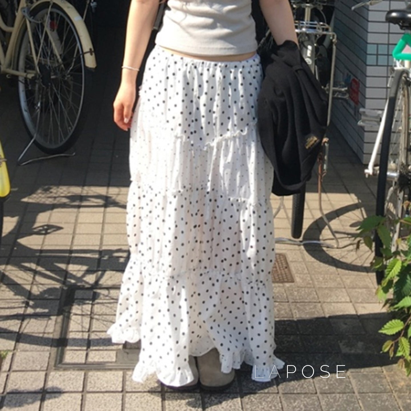 Leeanna Layered Polka Dot Skirt