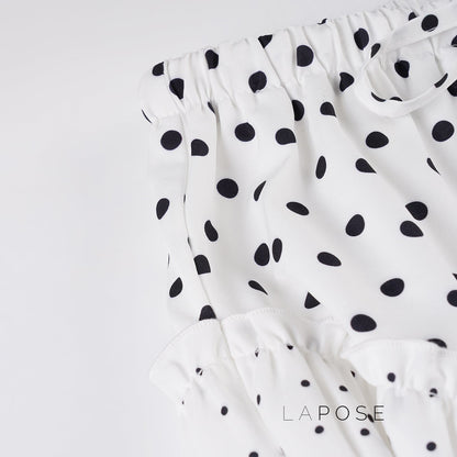 Leeanna Layered Polka Dot Skirt