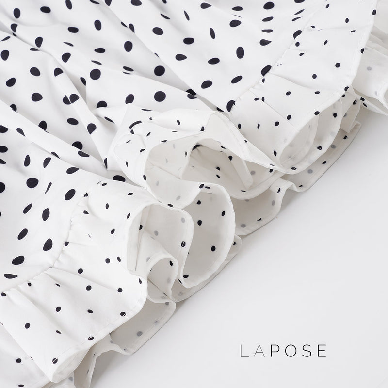 Leeanna Layered Polka Dot Skirt