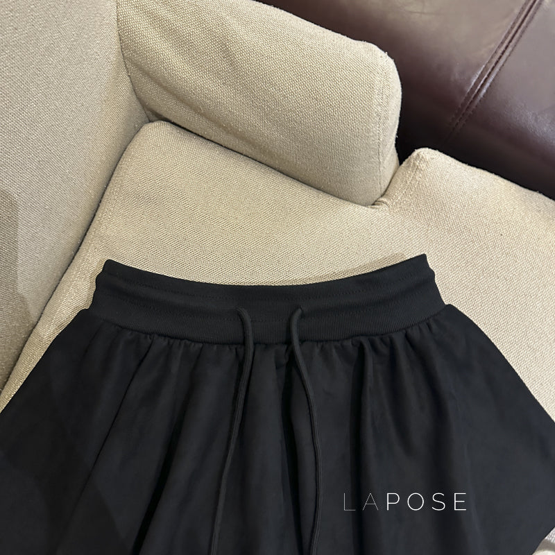Liah Textured A-line Mini Skirt