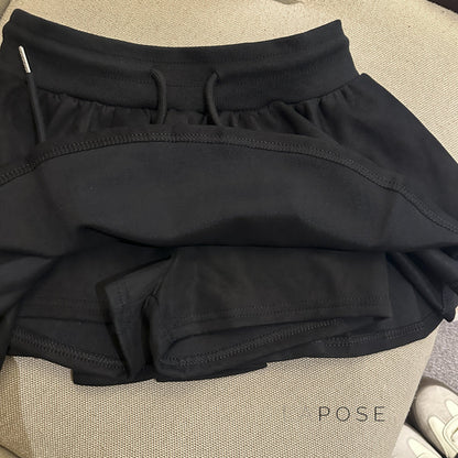 Liah Textured A-line Mini Skirt