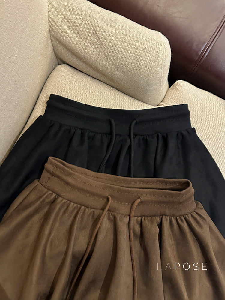 Liah Textured A-line Mini Skirt