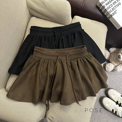 Liah Textured A-line Mini Skirt